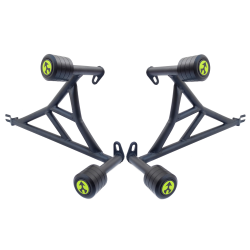 SLIDER RM TECH P/ PULSAR 200NS 200AS COLOR NEGRO (JAULA)