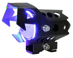 FARO AUXILIAR LED WKT-U9B NGO ANILLO AZUL ESTROBO 10W EXPLORADORA