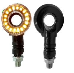 JGO DIRECCIONAL WKT-TL-13 NEGRO 1W LUZ AMARILLA SEÑALERO