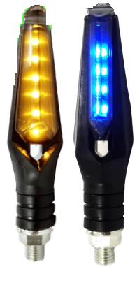 JGO DIRECCIONAL WKT-TL-29 NEGRO 2W LUZ AMARILLA/AZUL SEÑALERO