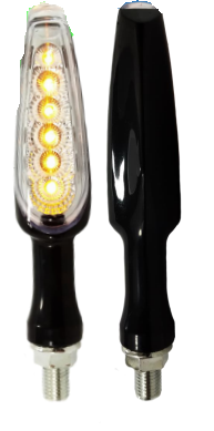 JGO DIRECCIONAL WKT-TL-40 NEGRO 1W LUZ AMARILLA SEÑALERO