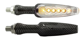 JGO DIRECCIONAL WKT-TL-40 CARBON 1W LUZ AMARILLA SEÑALERO