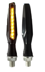 JGO DIRECCIONAL WKT-TL-42 NEGRO 1W LUZ AMARILLA SEÑALERO