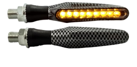 JGO DIRECCIONAL WKT-TL-42 CARBON 1W LUZ AMARILLA SEÑALERO