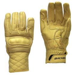 GUANTES DE PIEL BLACK BIKE TALLA M COLOR BEIGE ROAD DEMON