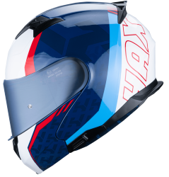 CASCO HAX ABATIBLE AMATISTA WIND TALLA M COLOR BLANCO/AZUL