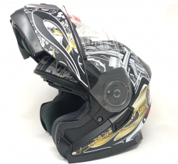 CASCO ABATIBLE IRON RACING TALLA L IR-160 REVOLVER DOT