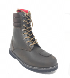 BOTAS PIEL KORE P/MOTOCICLISTA TALLA 28 COLOR CAFE