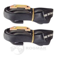 TIE DOWN NEGRO CON LINEA REFLEJANTE