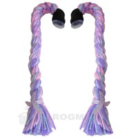 TRENZA PARA CASCO UNIV COLOR MORADO