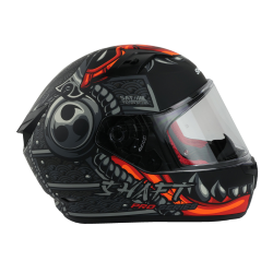 CASCO SHAFT CERRADO SH545 TALLA XL RAN COLOR NEGRO/ROJO