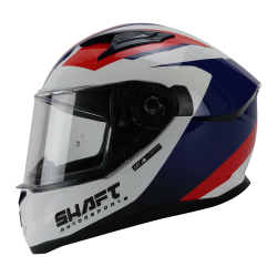 CASCO SHAFT CERRADO SH522 TALLA M MOTORSPORT COLOR BLANCO/AZUL