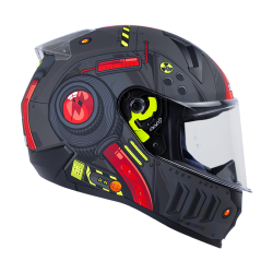 CASCO SHAFT CERRADO SH560 TALLA L ENERGY COLOR ROJO MATE