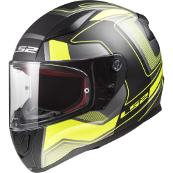 CASCO LS2 RAPID CARRERA TALLA L CERRADO COLOR NGO/AMARILLO