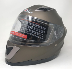 CASCO IRON RACING CERRADO TALLA XL TITANIUM MATE DORADO IR-5051