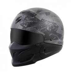 CASCO SCORPION COVERT PHANTOM TALLA M COLOR GRIS/NGO
