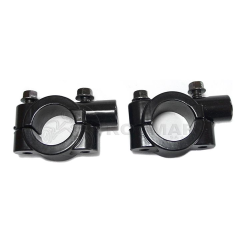 SOPORTES UNIVERSAL DE ESPEJO 10MM COLOR NEGRO 22.2MM BASE
