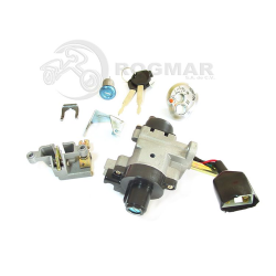 SWITCH ENCENDIDO P/ WS 150SPORT WS 175SPORT (INCLUYE CERRADURAS) CHAPA
