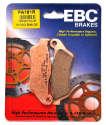 BALATA EBC FRENO DISCO FA181R P/ FZ 16 2.0 PULSAR 200NS FZ 25 DISCOVER 125 AVENGER 220 ZAPATA
