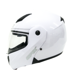 CASCO GPX BLD-157 ABATIBLE TALLA XL COLOR BLANCO