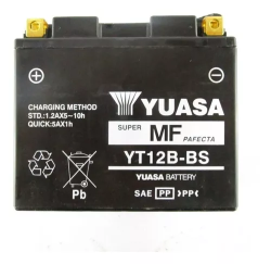 BATERIA YUASA YT12B-BS ACIDO PILA