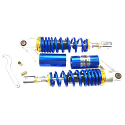 AMORTIGUADOR TRASERO GAS UNIVERSAL COLOR AZUL/ORO