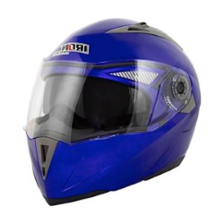 CASCO IRON RACING ABATIBLE TALLA XXL COLOR AZUL DOT