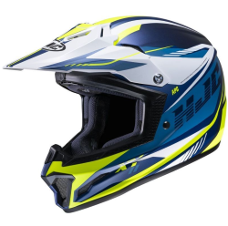 CASCO HJC CROSS CL-XY II DRIFT MC3HSF TALLA M COLOR BLANCO/AZUL