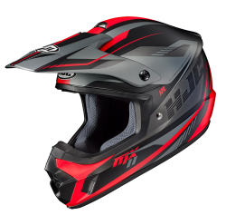CASCO HJC CROSS CS-MX II DRIFT MC1SF TALLA L COLOR ROJO/GRIS MATE
