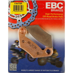 BALATAS EBC FRENO DISCO FA475R P/ POLARIS (96-04) ZAPATA