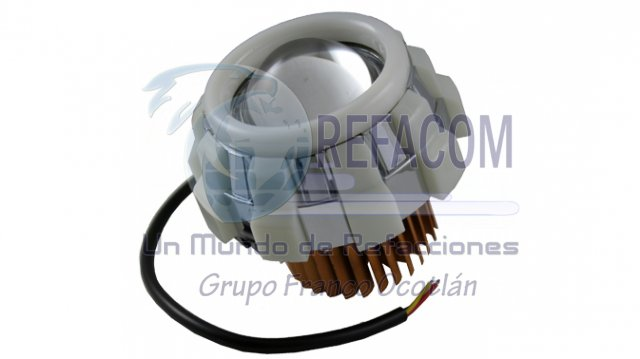FOCO P/MOTOCICLETA OJO ANGEL TRICOLORES IR-TT03II ROJO-AZUL-BLANCO 12-80V 20W 6000K 2500LM