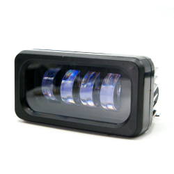 FARO BARRA LED LUZ BLANCA 4 LED LUPA C/ ALTA/BAJA Y ESTROBO
