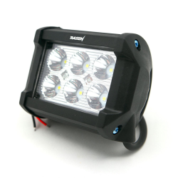 FARO AUXILIAR CUADRADO 6 LED LUZ FIJA