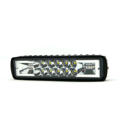 FARO BARRA 10 LED LUZ BLANCA 2 CELDAS LUZ AZUL Y ROJA C/ ESTROBO