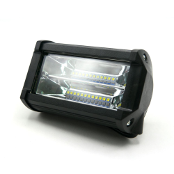 FARO AUXILIAR BARRA RECTANGULAR 24 LED LUZ BLANCA FIJA