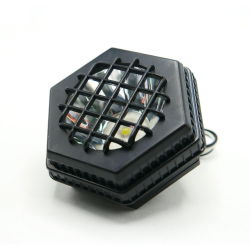 FARO AUXILIAR LED CON REJILLAS LUZ BLANCA C/ ALTA/BAJA Y ESTROBO
