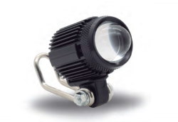 FARO AUXILAR LED TIPO CAÑÓN LUPA LUZ BLANCA Y AMARILLA
