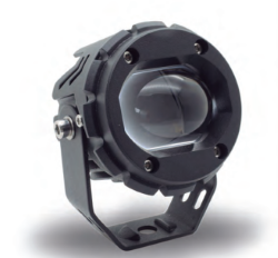 FARO AUXILIAR LED MINI CAÑÓN CON LUPA LUZ BLANCA Y AMARILLA
