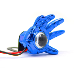 FARO AUXILIAR LED LUZ AZUL TIPO MANO