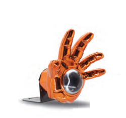 FARO AUXILIAR LED LUZ NARANJA TIPO MANO