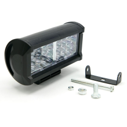 FARO BARRA 24 LED LUZ BLANCA CONTORNO AZUL C/ ALTA/BAJA Y ESTROBO