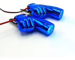 FARO LED AUXILIAR DEDO LUZ AZUL FIJA 1 LED