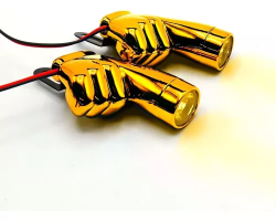 FARO LED AUXILIAR DEDO LUZ AMARILLA FIJA 1 LED
