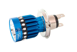FOCO LED H4 IR101 LUZ BLANCA 12-80V 9W C/ ESTROBO AZUL/ROJO