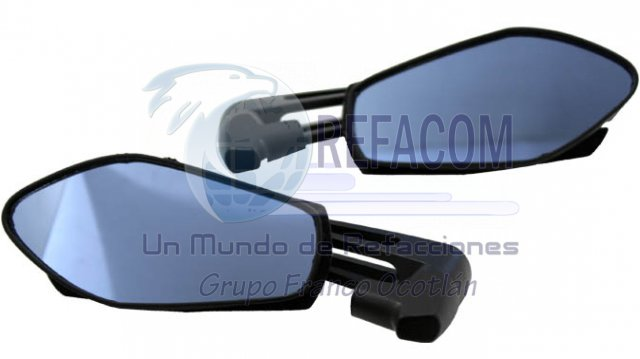ESPEJOS DECORATIVOS IRON RACING IR-61 P/ FZ 16 2.0 FIBRA CARBON AJUSTABLE RETROVISOR
