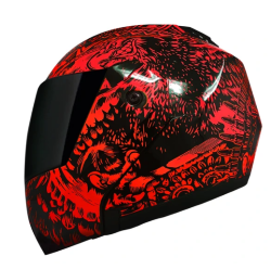 CASCO KOV ABATIBLE ZAPATA TALLA XXL COLOR ROJO