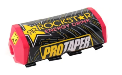 PROTECTOR DE MANUBRIO ROCKSTAR COLOR NEGRO/ROJO