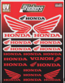 PLANTILLA DE CALCOMANÍA HONDA COLOR ROJO