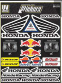PLANTILLA DE CALCOMANÍA HONDA-RED BULL COLOR NEGRO