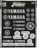 PLANTILLA DE CALCOMANÍA YAMAHA COLOR NEGRO